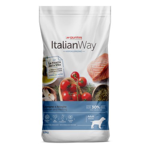 ItalianWay Dog Adult Medium Hypoallergenic Salmone (1x12kg)